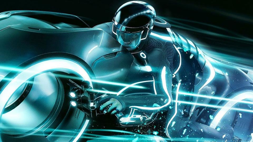 The TRON Legacy lightcycle. 