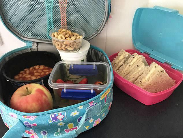 There are three things in this photo that Kate has felt lunchbox shamed over