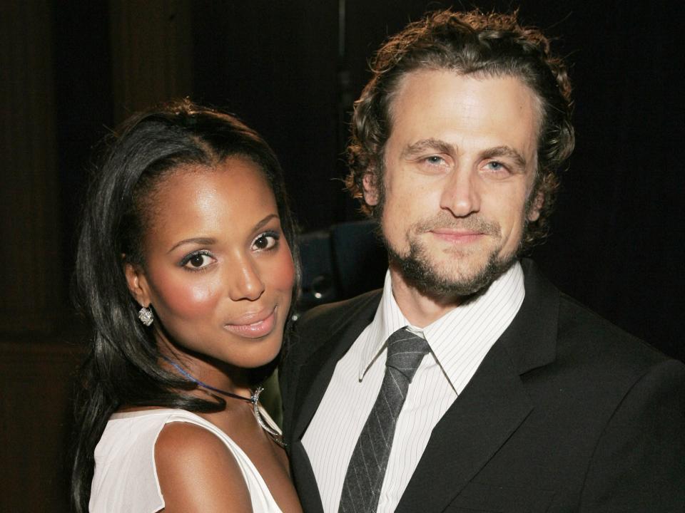 Kerry Washington and fiance David Moscow during Macy's Passport 2005 Gala