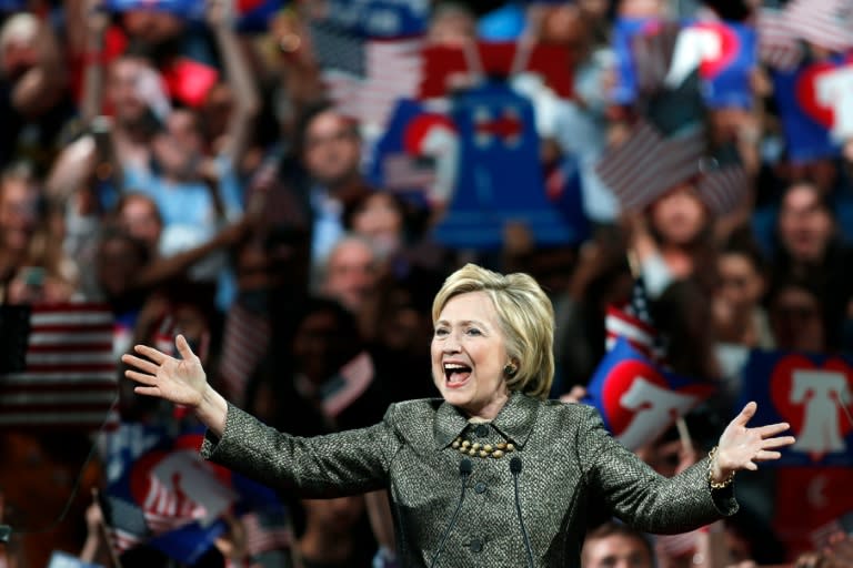 Hillary Clinton has become the first woman in history to win the White House nomination of a major US political party, securing the backing of a majority of Democrats