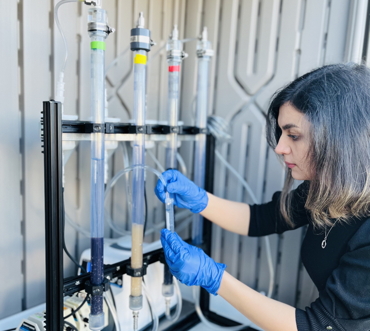 UBC researchers devise unique adsorbing material capable of capturing all the PFAS present in the water supply (Mohseni Lab/UBC)