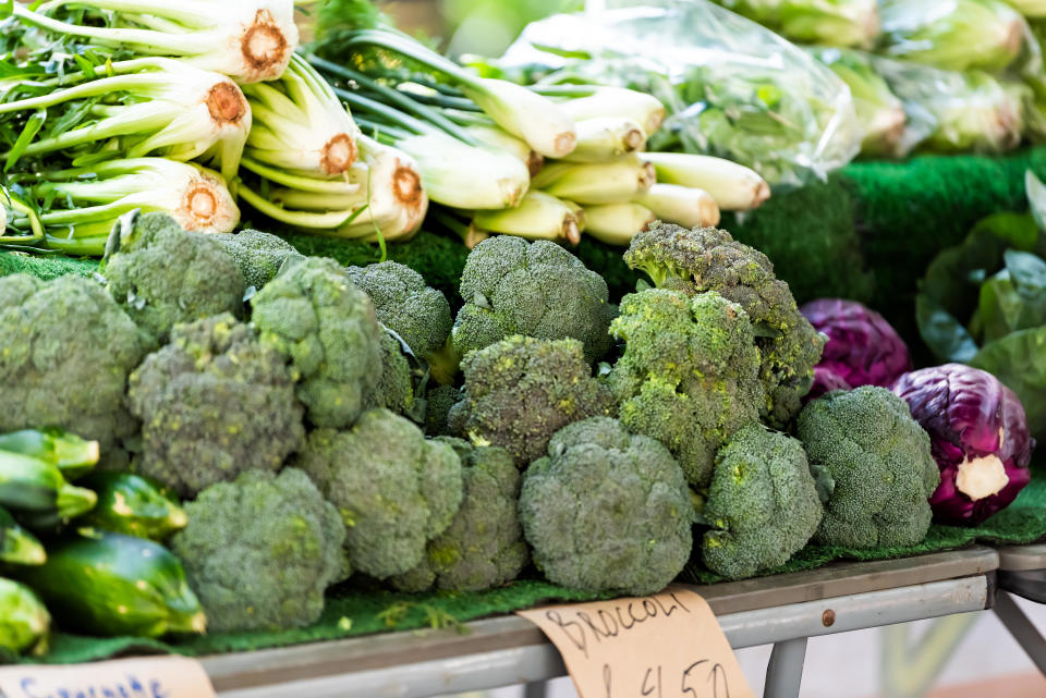 Broccoli in a shop