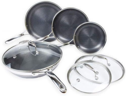 HexClad Hybird 7-Piece Cookware Set