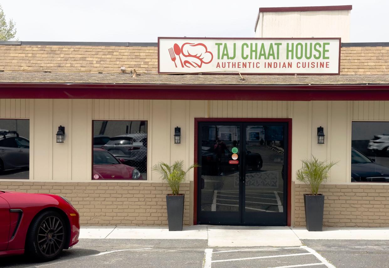 An exterior shot of Taj Chaat House on Thurday, April 11, 2024.