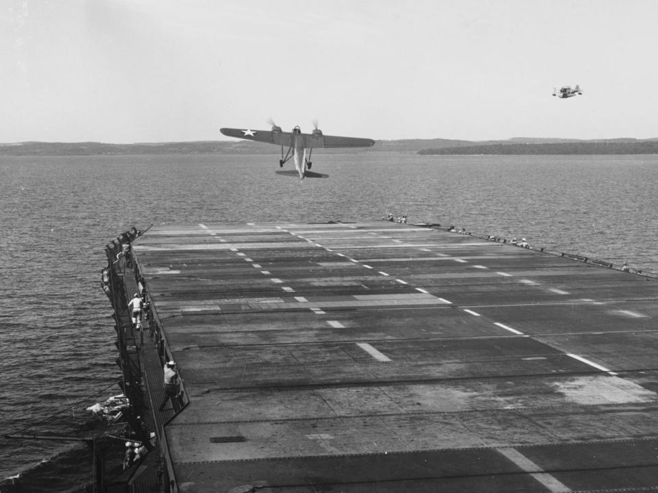 Naval Aircraft Factory TDN-1 drone aircraft carrier USS Sable