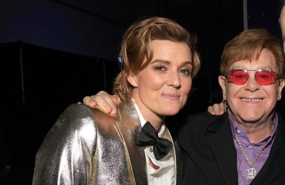 Elton John and Brandi Carlile have seemingly recorded a new album credit:Bang Showbiz