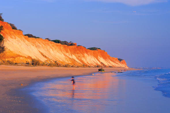 Best beaches in Portugal, Algarve: Praia da Falésia near Albufeira