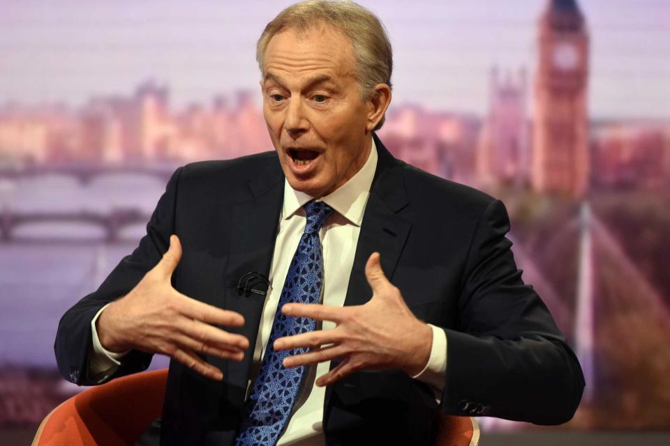 Tony Blair: argues that globalisation is inevitable: PA