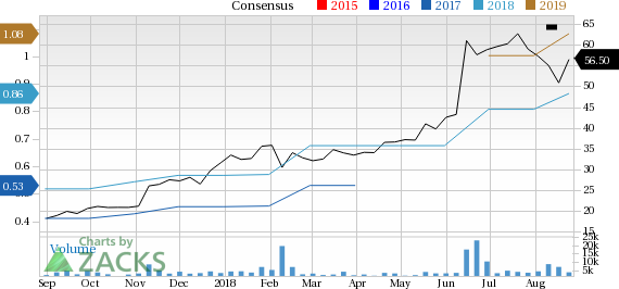 If you are looking for a fast-growing stock that is still seeing plenty of opportunities on the horizon, make sure to consider Canada Goose Holdings (GOOS).