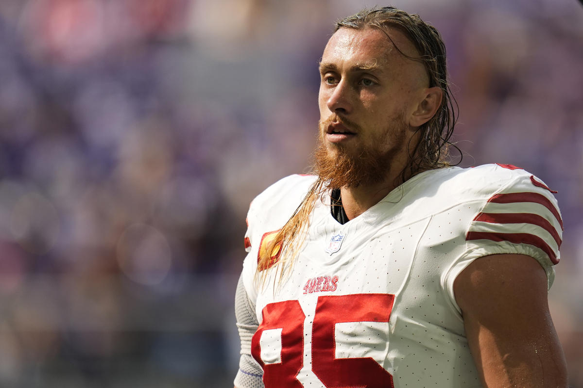 49ers TE George Kittle misses Thursday’s practice with hamstring injury