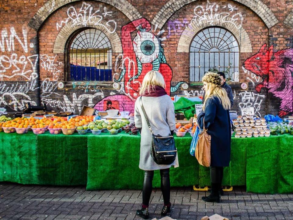 London Shoreditch Brick Lane Market