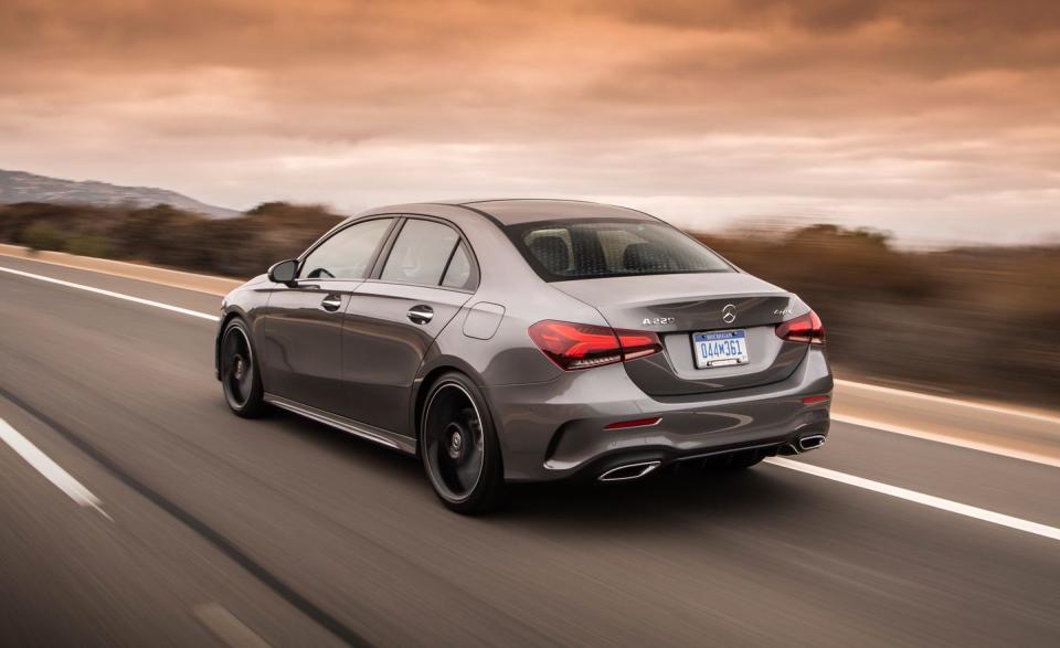 <p>The 4MATIC version hits 60 mph in 6.1 seconds, matching the last CLA25o we tested despite being down 20 ponies and 37 pound-feet.</p>