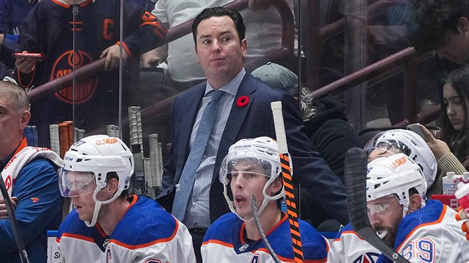 The Oilers have fired head coach Jay Woodcroft after the NHL team won only three of its first 13 games this season. (Darryl Dyck/Canadian Press - image credit)