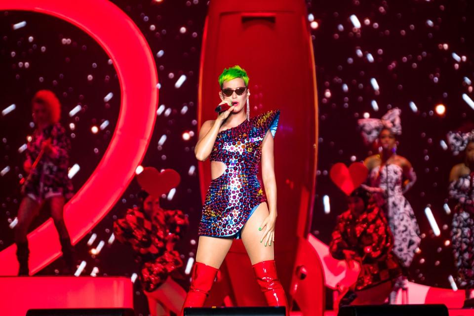 Katy Perry, Blondie, Robert Plant, and N.E.R.D. drew deceptively large crowds to Southern California.