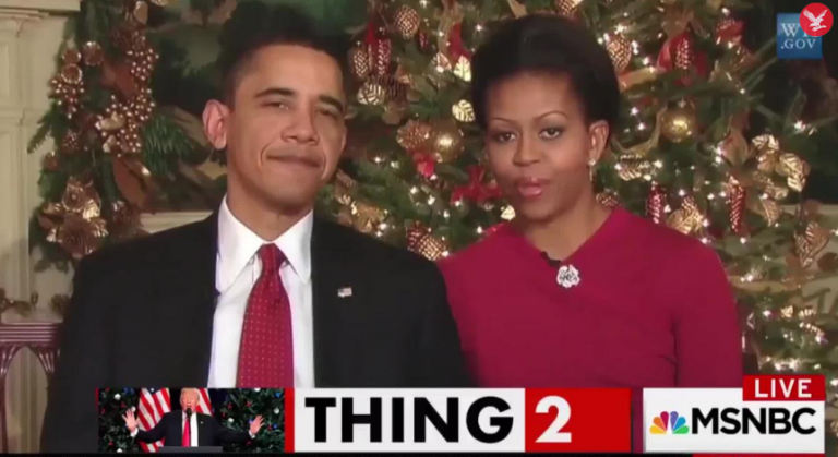 MSNBC trolls Trump with clips of Obama saying 'Merry Christmas' after he claims he is 'bringing it back'