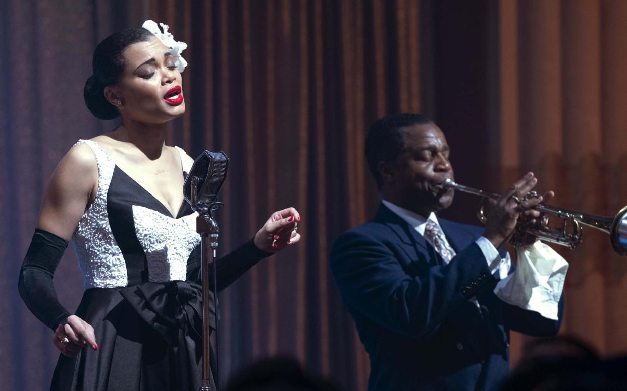 Andra Day in Prada as Billie Holiday in The United States Vs. Billie Holiday - Prada