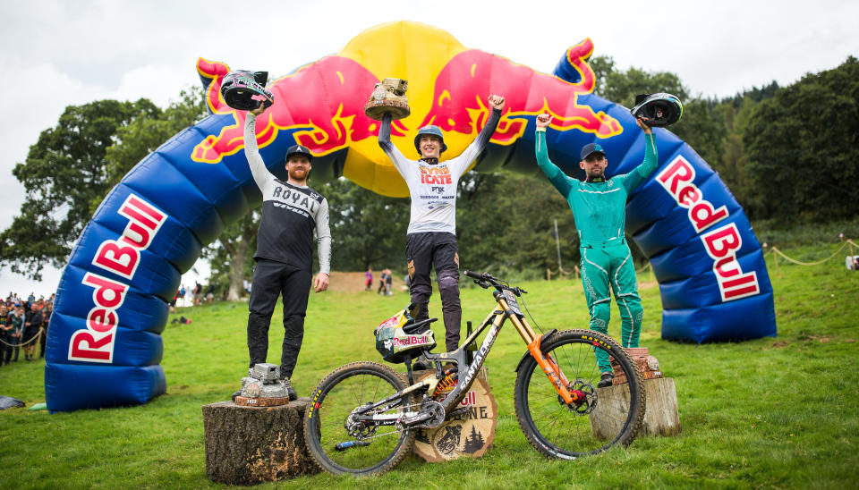 Red Bull Hardline podium