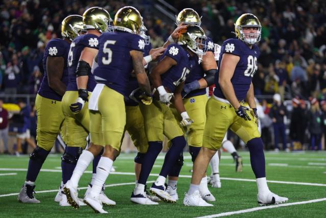 Notre Dame Football - Who's moving on to the Championship Round? Almost  time to find out 👀 Good luck to our #IrishInTheNFL☘️