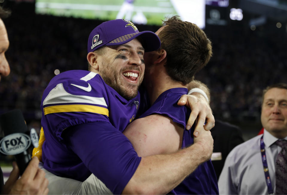 Case Keenum threw one of the most famous touchdowns in NFL history, the 