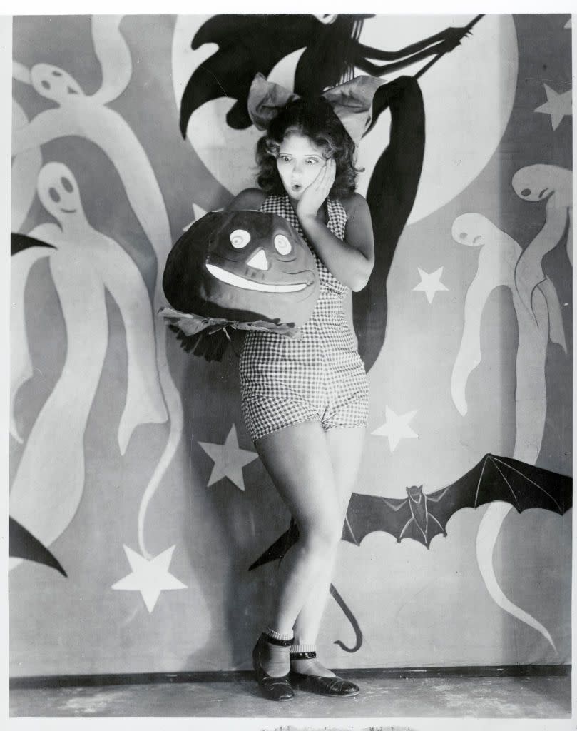 history of halloween clara bow