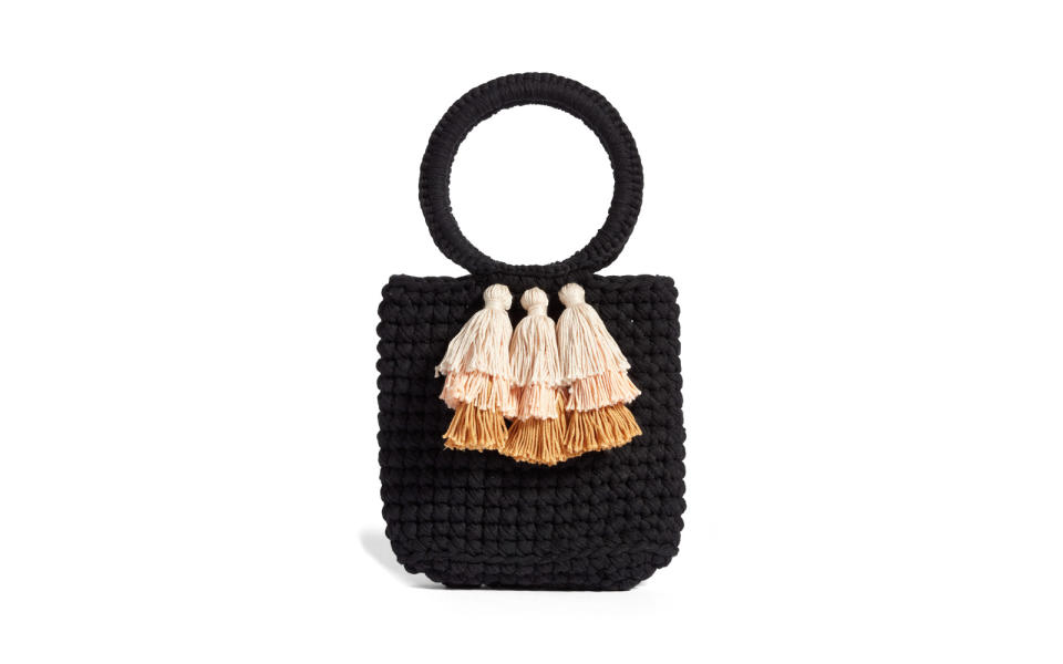 Binge Knitting Mini 'Bondi' Tassel Tote