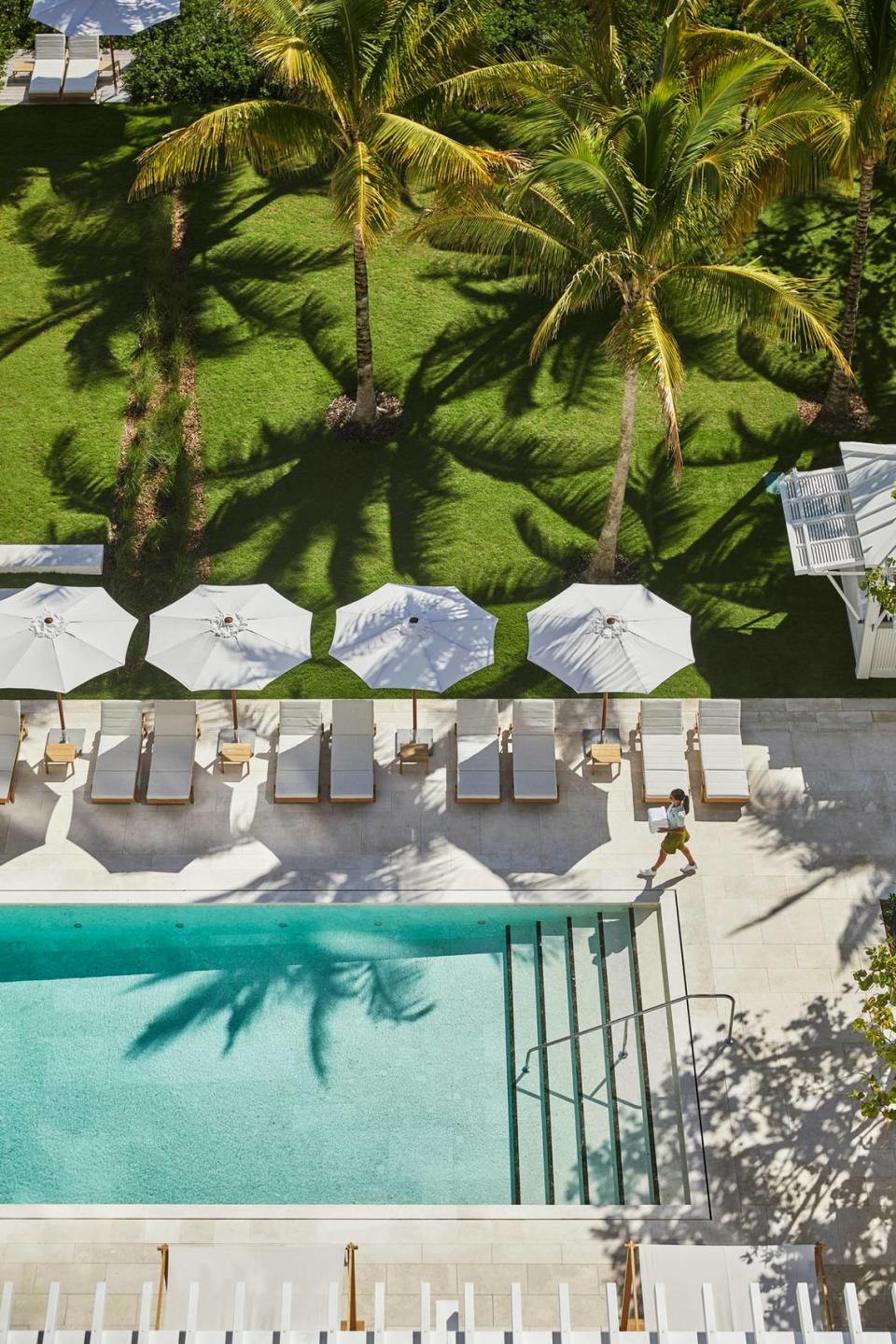 The Four Seasons Hotel at The Surf Club stands out as one of Miami’s most glamorous and historic resorts. 