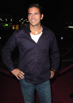 James Caviezel at the Hollywood premiere of Warner Bros. Alexander