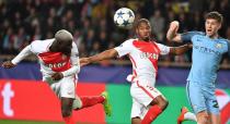 <p>Monaco reprend deux buts d’avance grâce à un coup de tête rageur de Bakayoko ! L’ASM est de nouveau, pour le moment, qualifié pour les quarts de finale, quel match ! (Photo AFP)</p>