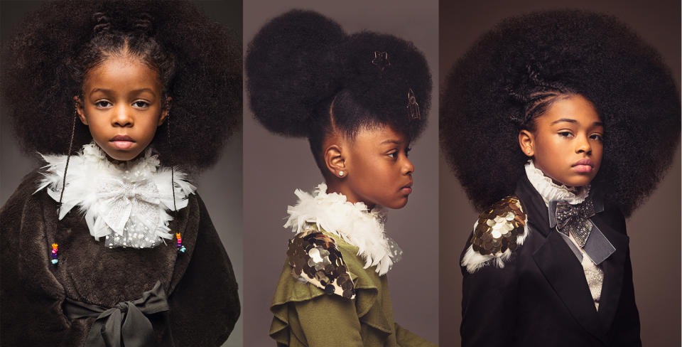 AfroArt photo series highlights the beauty of black girls' hair. (Photos: CreativeSoul Photography; Hairstyling: Lachanda Gatson)