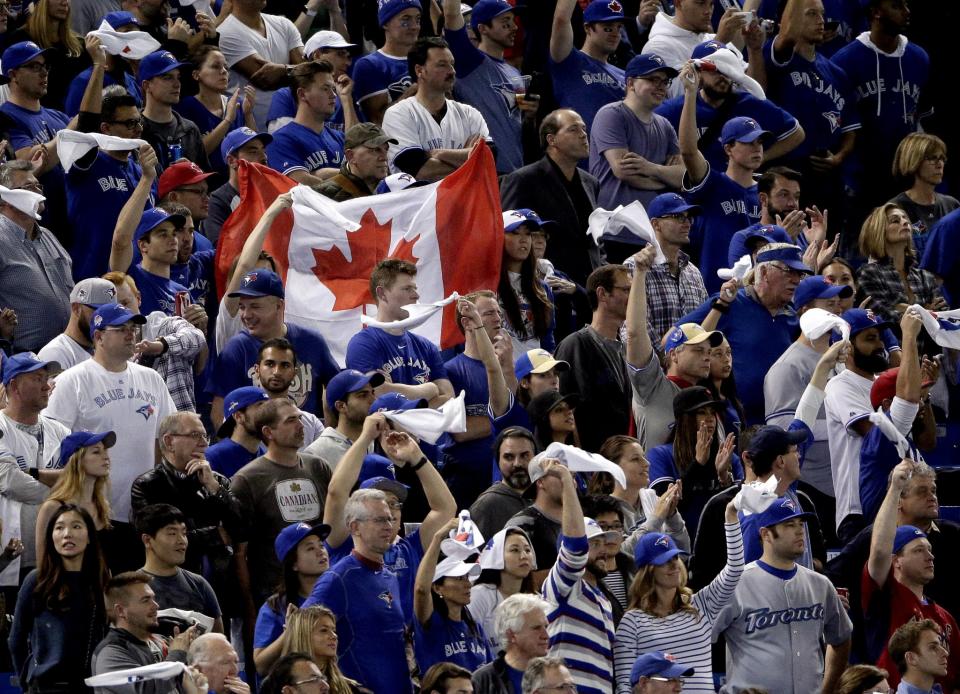 The Blue Jays have a whole country behind them. (AP)