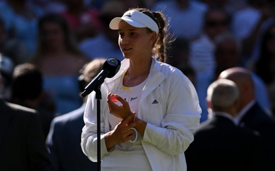 simona halep vs elena rybakina live score wimbledon 2022 latest - GETTY IMAGES