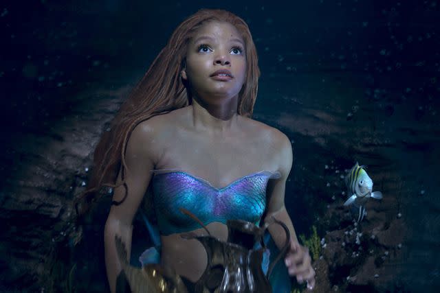 <p>Courtesy of Disney</p> Halle Bailey in "The Little Mermaid"