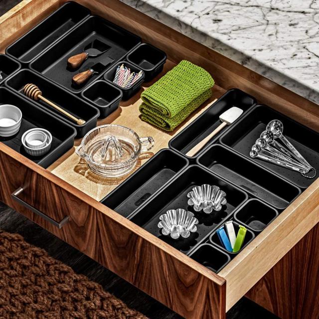 These Inside-the-Drawer Organizers Are the Secret to Doubling Your Counter  Space