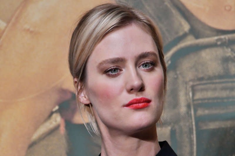 Mackenzie Davis attends a Tokyo press conference for "Terminator: Dark Fate" in 2019. Photo by Keizo Mori/UPI