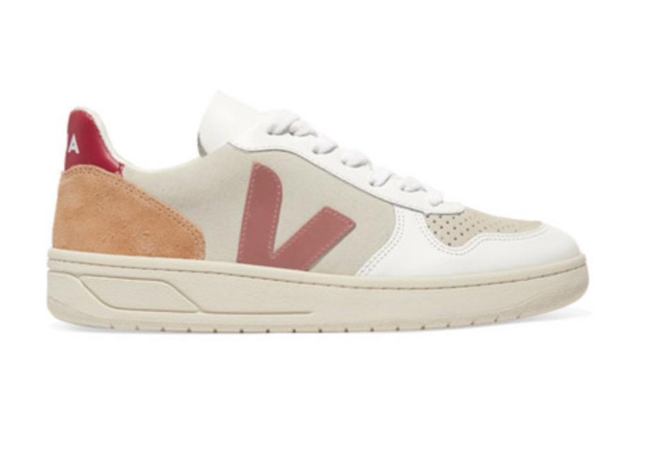 V-10 mesh, suede and leather sneakers. (Photo: Net-A-Porter)