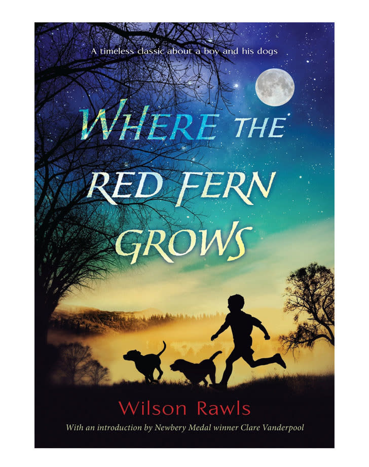 The book cover of "Where The Red Fern Grows" by Wilson Rawls.