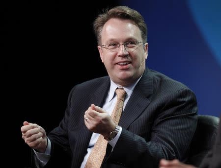 John Williams, president and chief executive of the Federal Reserve Bank of San Francisco, takes part in a panel discussion titled "U.S. Overview: Is the Recovery Sustainable" at the Milken Institute Global Conference in Beverly Hills, California May 1, 2012. REUTERS/Danny Moloshok