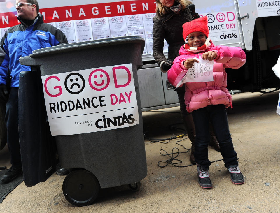 2011 Good Riddance Day In Times Square