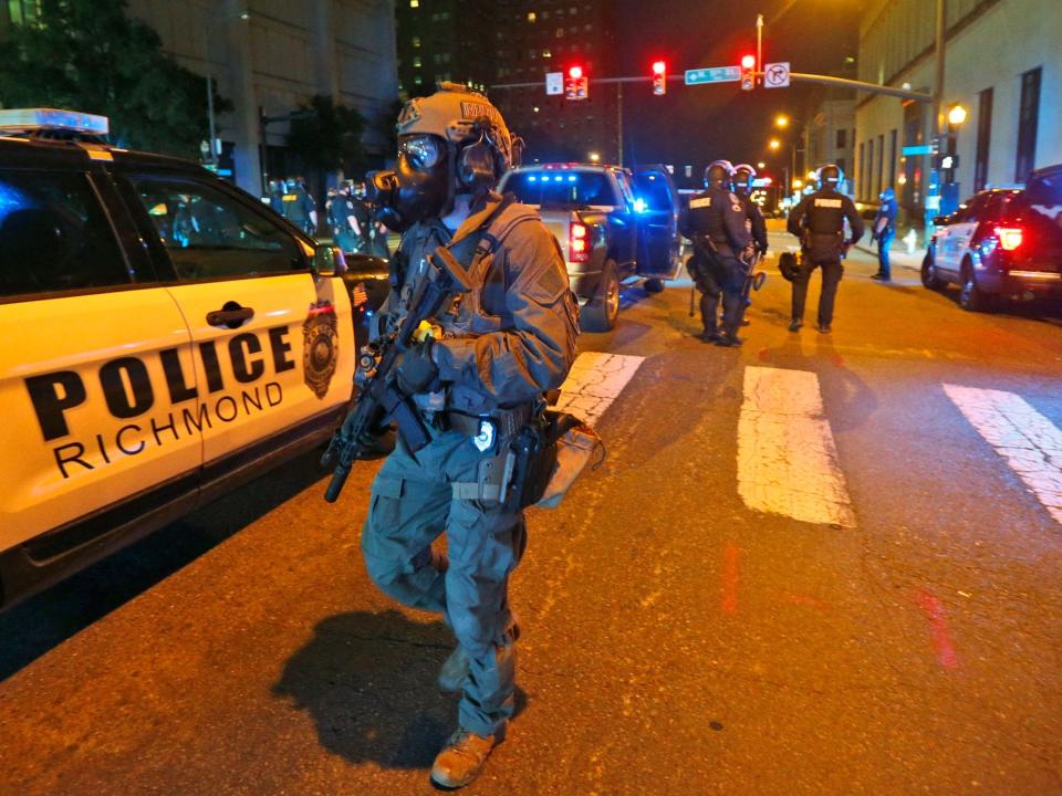 george floyd protests richmond virginia