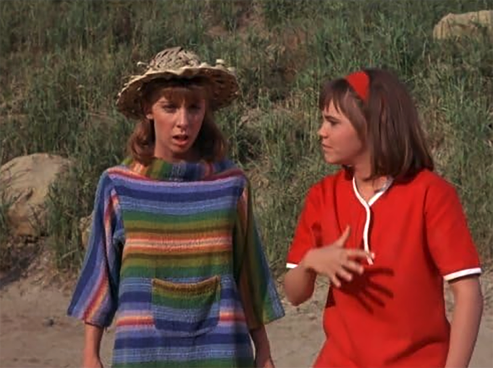 Lynette Winter and Sally Field of the Gidget TV show cast