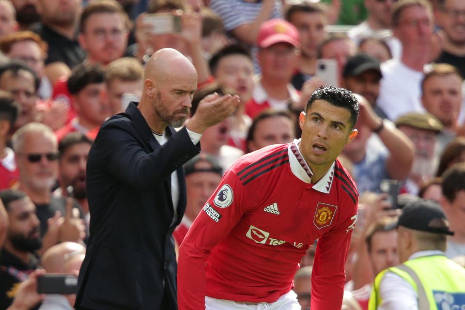 Manchester United manager Erik ten Hag has brushed off criticism from Cristiano Ronaldo (PA Archive)