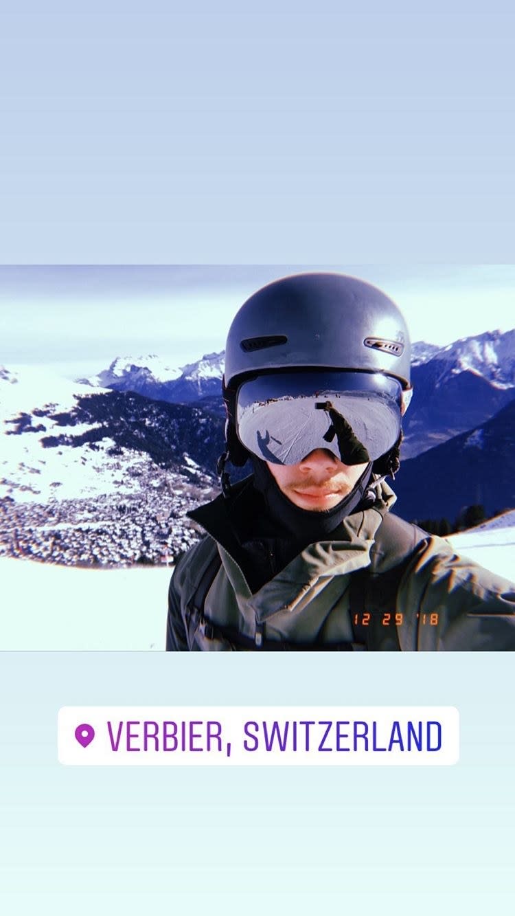 Newlyweds Nick Jonas and Priyanka Chopra, Joe Jonas, Sophie Turner, and their friends shared photos from their Switzerland ski trip.