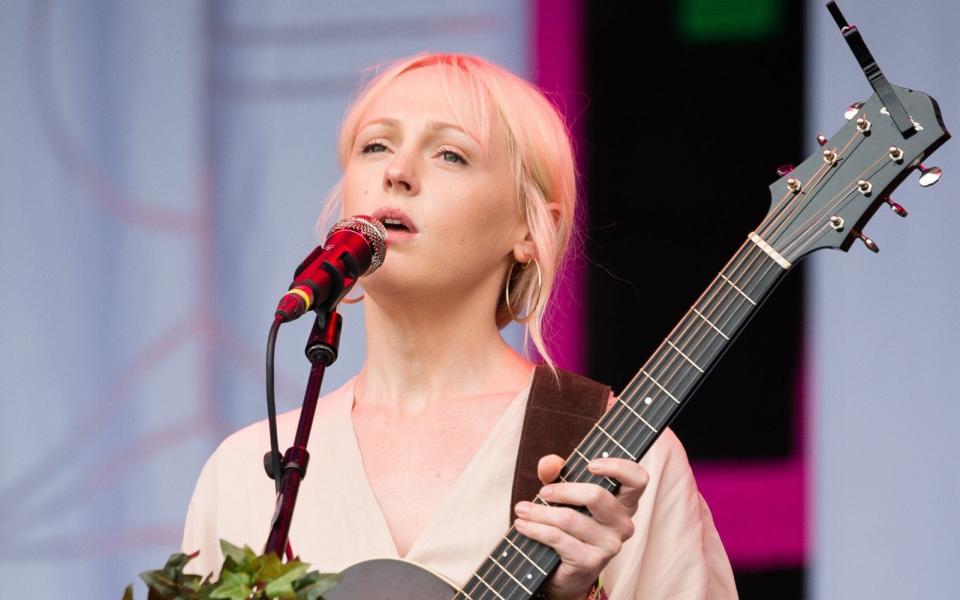 Laura Marling performs on The Pyramid Stage  - Credit:  Harry Durrant/Getty 