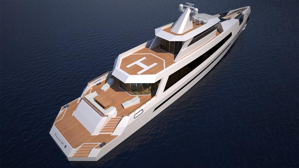 Diamond 58 Superyacht Concept