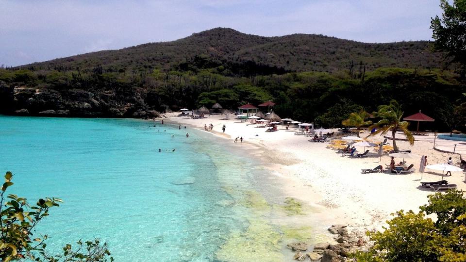 Curacao's Playa Knip is actually two separate beaches.