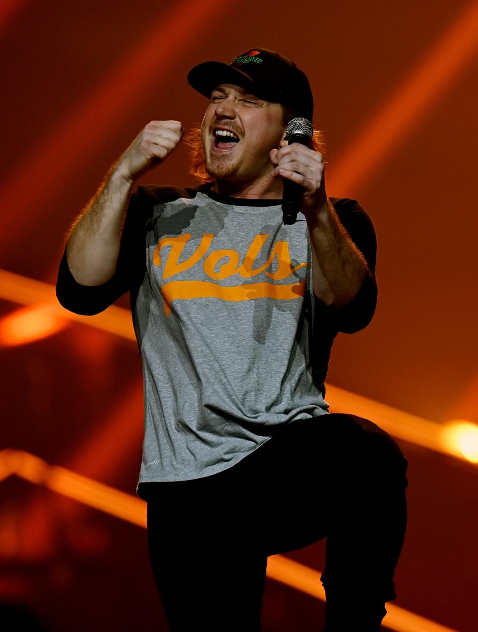 Country music singer and songwriter, Morgan Wallen performs during his Dangerous Tour at Bridgestone Arena on Thursday, March 17, 2022, in Nashville, Tenn. 