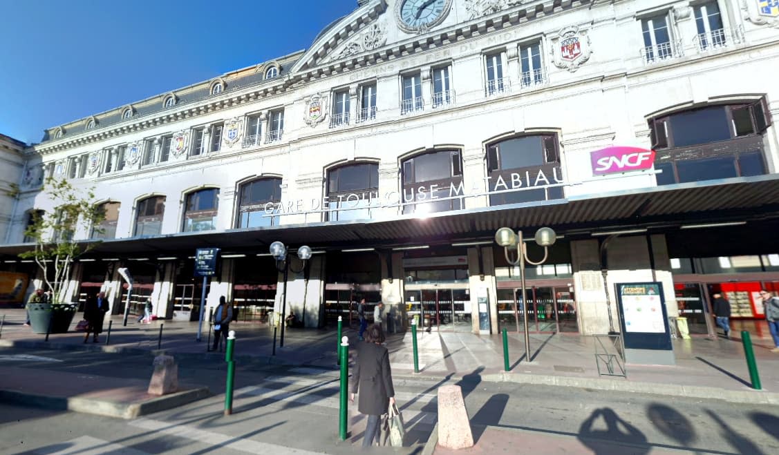 La gare Matabiau à Toulouse.  - Capture d'écran (Google Street View)