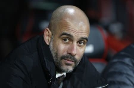 Britain Football Soccer - AFC Bournemouth v Manchester City - Premier League - Vitality Stadium - 13/2/17 Manchester City manager Pep Guardiola before the match Action Images via Reuters / Matthew Childs