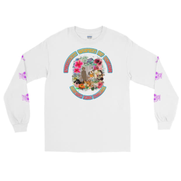 <p>Leimert Park Threads Protect Women Long Sleeve Shirt, $66, <a href="https://leimertparkthreads.com/products/protect-women-long-sleeve-shirt" rel="nofollow noopener" target="_blank" data-ylk="slk:available here;elm:context_link;itc:0;sec:content-canvas" class="link ">available here</a> (sizes S-2XL). </p>