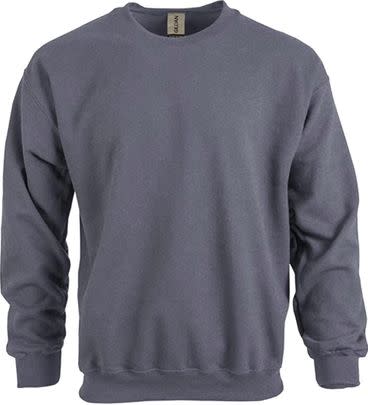 Bag 29% off this fleece crewneck sweater in stylish dark heather